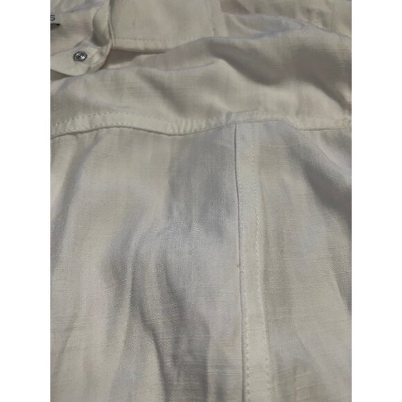 ASTARS White Blouse Jacket — Medium — NWTS - Picture 9 of 11